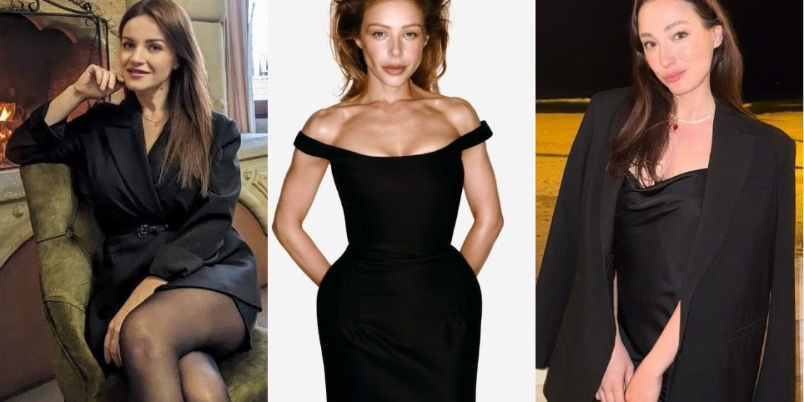 Total black на Новий рік: ефектні образи на корпоратив від Кароль, Доротюк і зірки “Холостяка”