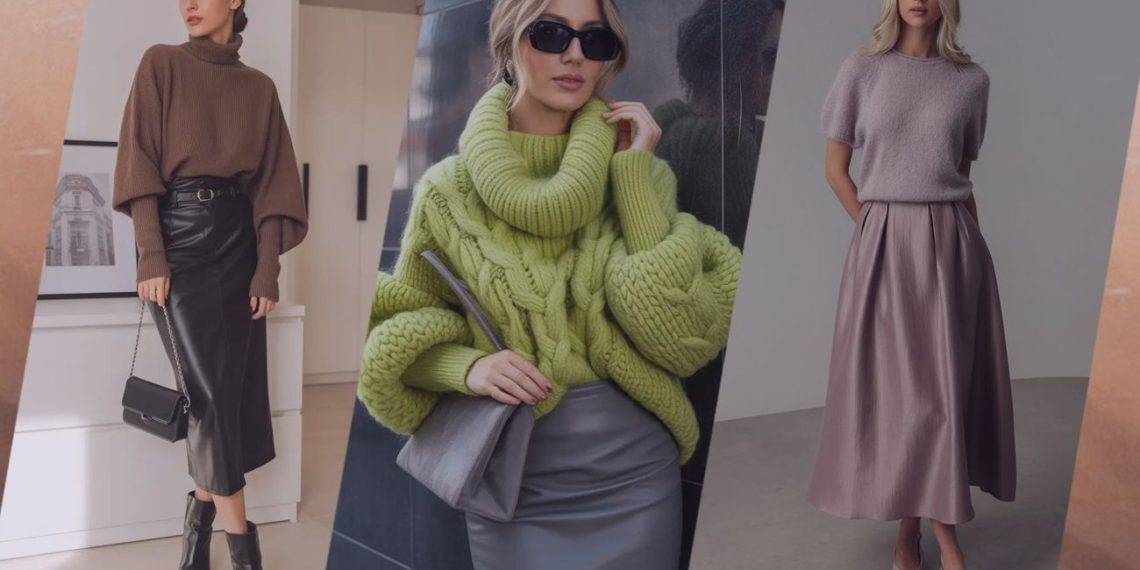 Як правильно носити светр зі спідницею у 2026 році: прості правила